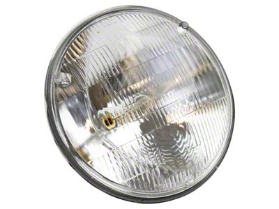 High Beam Headlight; Chrome Housing; Clear Lens (67-76 Thunderbird)