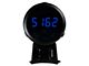 LED Digital Tachometer and Shift Light; Black and Blue (Universal; Some Adaptation May Be Required)