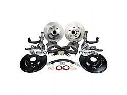 Master Power Brakes Legend Series Front Disc Brake Conversion Kit; Cast-Iron Calipers (55-57 Thunderbird)