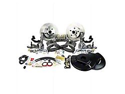 Master Power Brakes Legend Series Front Disc Brake Conversion Kit with Master Cylinder and Valve; Cast-Iron Calipers (55-57 Thunderbird)