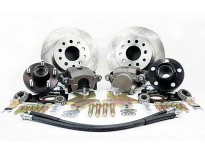 Master Power Brakes Legend Series Front Disc Brake Conversion Kit; Cast-Iron Calipers (63-64 Thunderbird)