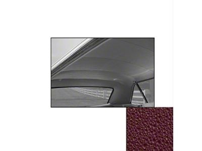 TMI Headliner; Dark Red Moonskin Vinyl (64-68 Mustang Coupe)