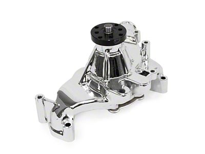 Top Street Performance Big Block Chevy Long-Style High-Flow Mechanical Water Pump; Chrome (65-74 Corvette C3 & C4)