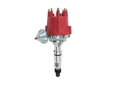 Top Street Performance Pro Series Ready to Run Distributor; Red (56-59 322/364/401/425 V8 Chevrolet/GMC Truck)