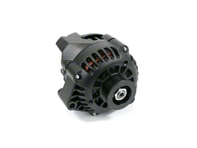 Top Street Performance High Output Alternator; 180 AMP; Black (98-02 5.7L Firebird)