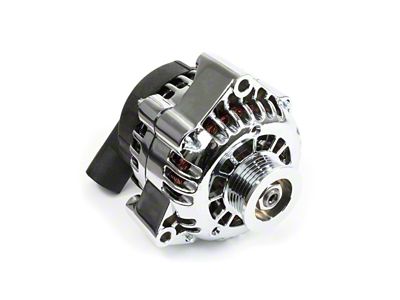 Top Street Performance High Output Alternator; 180 AMP; Chrome (98-02 5.7L Firebird)