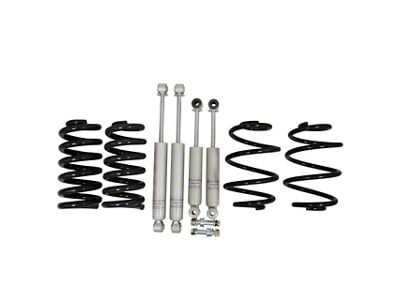 Touring Tech Performance Series Lowering Springs with Shocks; 3-Inch Front/4-Inch Rear (63-87 C10)