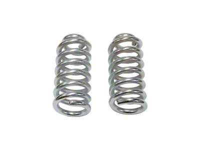 Touring Tech Performance Series Front Lowering Springs; 2-Inch; Chrome (63-87 C10)