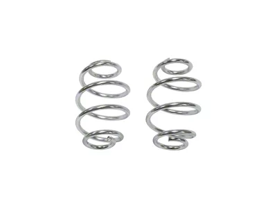 Touring Tech Performance Series Rear Lowering Springs; 4-Inch; Chrome (63-87 C10)