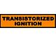 Transistorized Ignition Distributor Decal - Mercury