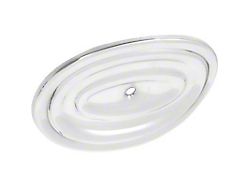 Backup Light Oval Cover Delete Plate (1957 150, 210, Bel Air)