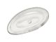 Backup Light Oval Cover Delete Plate (1957 150, 210, Bel Air)