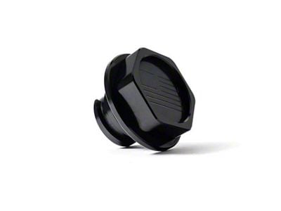 Billet LS Engine Oil Cap; Black Anodized (Universal; Some Adaptation May Be Required)