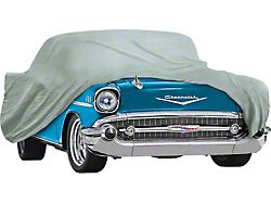 Diamond Fleece Indoor Car Cover; Gray (1957 150, 210, Bel Air, Excluding Station Wagon)