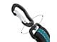 Direct to Seatbelt Swivel Tether; Black/Blue