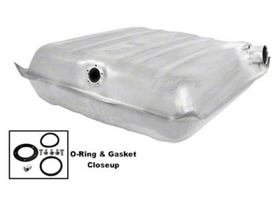 Gas Tank; Square Corner (1957 150, 210, Bel Air, Excluding Station Wagon)