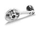 OPR Interior Door Handle; Chrome with Black Knob (55-57 150, 210, Bel Air, Nomad)