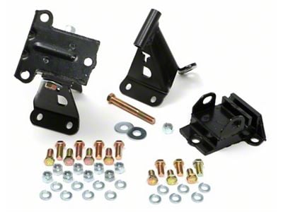 Motor Mounts with Rubber Pads; 3/4-Inch; Forward (55-57 Small Block V8 150, 210, Bel Air, Nomad)