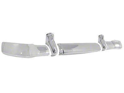 OE Style Front Bumper with Bumper Guards; Chrome (1955 150, 210, Bel Air)