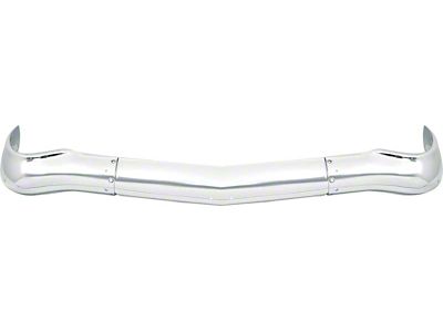 OE Style Front Bumper; Chrome (1956 150, 210, Bel Air, Nomad)