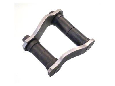 Rear Leaf Spring Shackle; Rearward Passenger Side (55-57 150, 210, Bel Air)