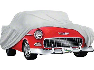 Softshield Flannel Car Cover; Gray (55-56 150, 210, Bel Air 2-Door)