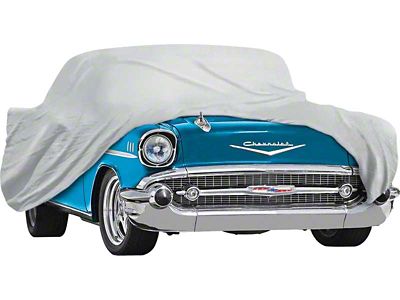 Softshield Flannel Car Cover; Gray (1957 150, 210, Bel Air, Excluding Station Wagon)