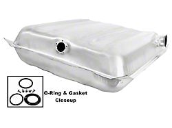 Stainless Gas Tank; Square Corner (55-56 150, 210, Bel Air, Excluding Station Wagon)