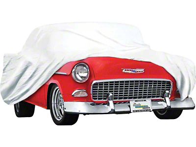 Titanium Indoor/Outdoor Car Cover; Silver (55-56 150, 210, Bel Air 2-Door)