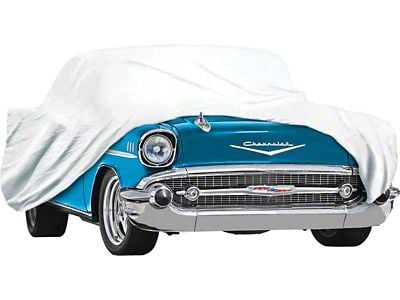 Titanium Plus Indoor/Outdoor Car Cover; Silver (1957 150, 210, Bel Air, Excluding Station Wagon)