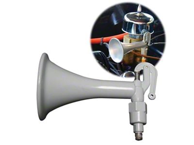 Vintage Hollywood Vacuum or Pressure Operated Wolf Whistle Horn System Kit (Universal; Some Adaptation May Be Required)