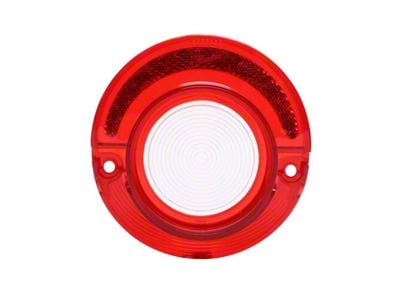 Trim Parts Back Up Light Lens without Trim; Red (1964 Biscayne, Impala)