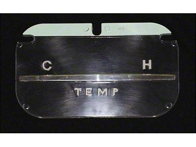 Trim Parts Dash Temperature Gauge Lens (1958 El Camino)