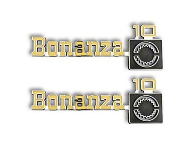 Trim Parts Front Fender Bonanza 10 Fender Emblem (76-80 C10, K10)