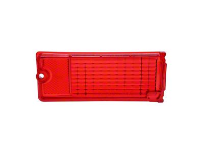 Trim Parts Tail Light Lens; Red (68-69 Chevy II, Nova)