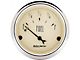 Auto Meter Antique Beige Series 2-1/16-Inch Fuel Level Gauge; 0 ohm Empty to 90 ohm Full