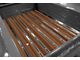 Bed-in-a-Box Floor Kit; Pre-Drilled; Sapele Wood; Polished Angle Strips; Polished Stainless Punched Bed Strips (42-45 Chevrolet Truck Stepside w/ Short Bed)