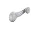 Interior Window Crank; Chrome with Clear Knob (67-81 Blazer, C10, C15, C20, Jimmy, K10, K15, K20, Suburban)