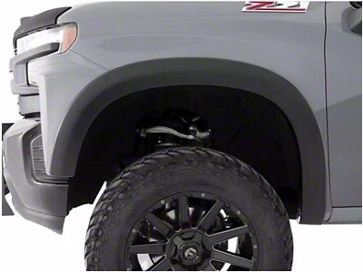 Original Riderz Fender Flares; Smooth Black (88-99 C1500, C2500, C3500, K1500, K2500, K3500)