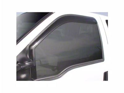 Snap-Inz In-Channel Sidewind Deflectors; Front Only; Smoke (88-00 C1500, C2500, C3500, K1500, K2500, K3500)