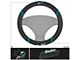 Steering Wheel Cover with San Jose Sharks Logo; Black (Universal; Some Adaptation May Be Required)