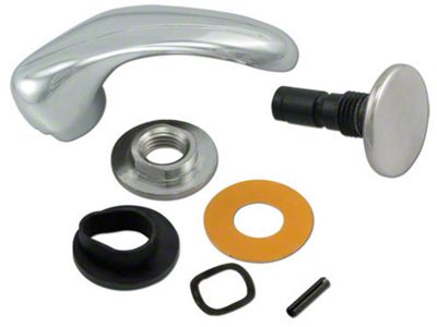 Vent Window Handle Kit; Driver Side (68-80 Blazer, C10, C15, C20, Jimmy, K10, K15, K20)