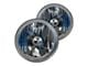 Truck - 5 3/4 Inch Round Elite Diamond No Halo Turn Signal Headlights with Blue Halogen Bulbs