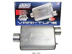 Truck BBK 2-1/2 Vari-Tune Adjustable Stainless Steel Performance Muffler, Offset