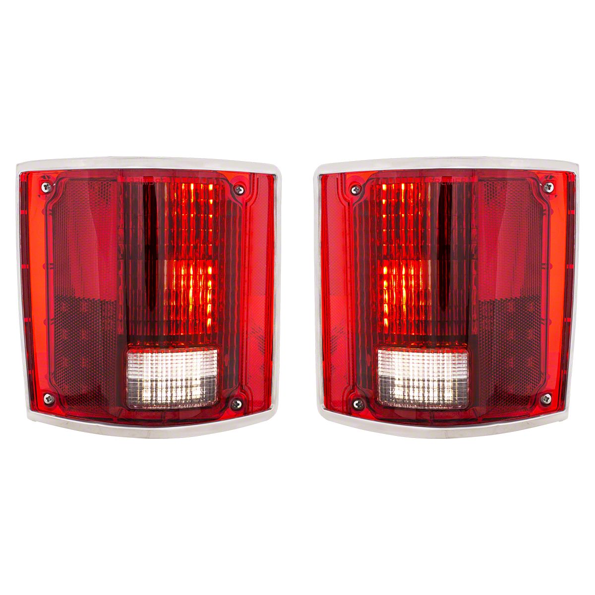 Ecklers Led Sequential Tail Lights With Trim Red Lens 73 87 Blazer C10 C15 Jimmy K10 K15