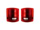 LED Sequential Tail Lights without Trim; Red Lens (73-87 Blazer, C10, C15, Jimmy, K10, K15, C20)