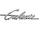 Trunk Lid Script - Galaxie - Chrome - One Piece Script Nameplate - Ford