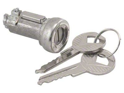 Trunk Lock Cylinder & Keys - Ford Except Station Wagon