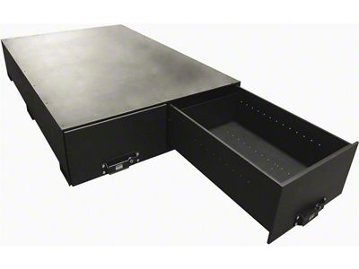 Tuffy Security Products Heavy-Duty Truck Bed Security Drawer; 10-Inches Tall (35-87 C10, C15, C20, Chevrolet/GMC Truck, K10, K15, K20 w/ 6.50-Foot Standard Bed)