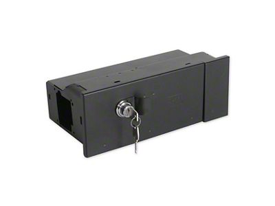 Tuffy Security Products Security Glove Box with Keyed Lock; Black (66-77 Bronco)